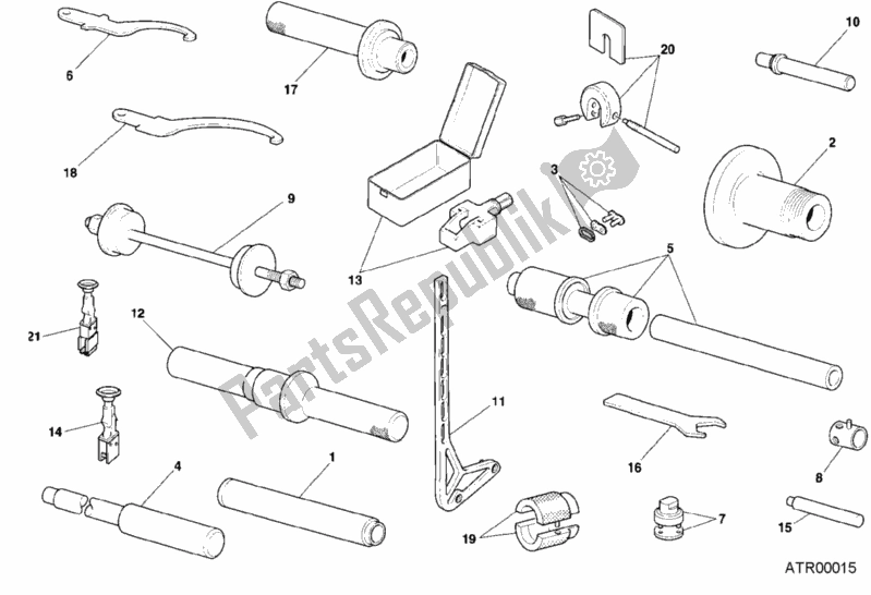 All parts for the Workshop Service Tools, Frame of the Ducati Superbike 996 SPS 2000